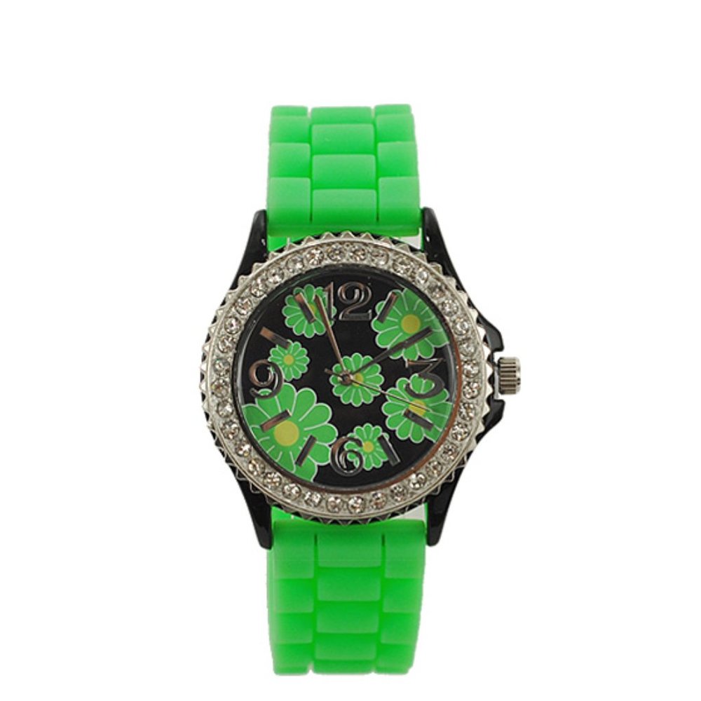 Geneva Silicone Band Watch